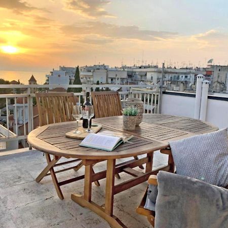 Sea View Sunset Penthouse Apartment Солун Екстериор снимка