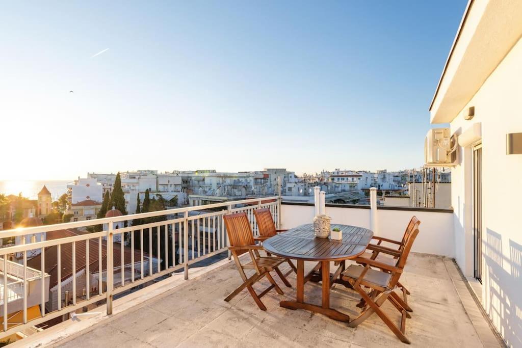 Sea View Sunset Penthouse Apartment Солун Екстериор снимка