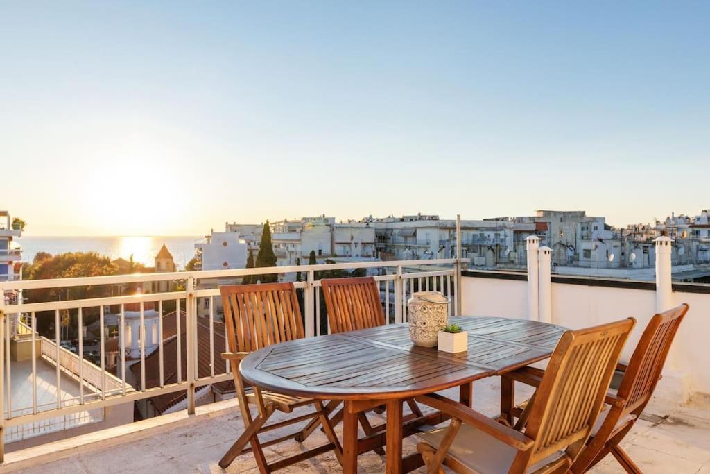 Sea View Sunset Penthouse Apartment Солун Екстериор снимка